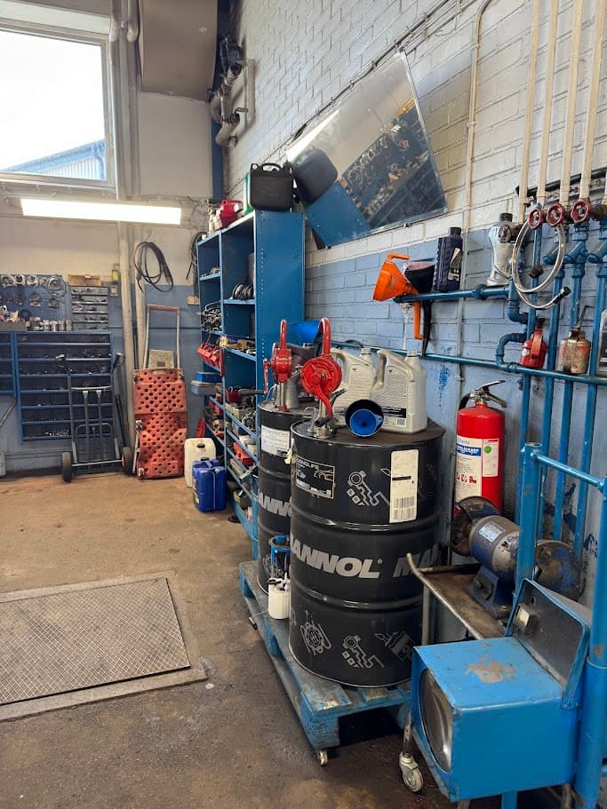 Arbetsplats inne på Cityverkstan